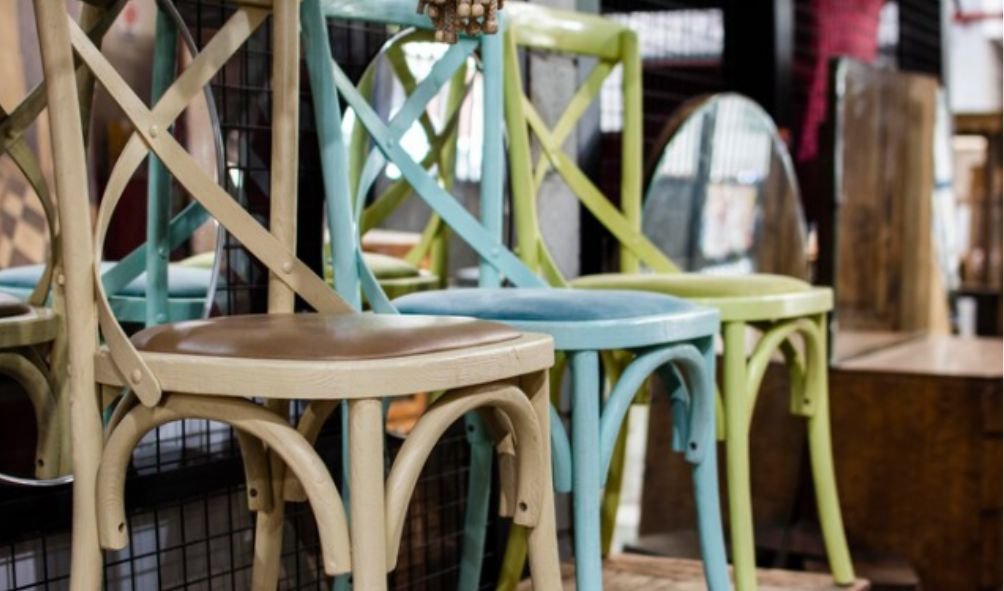 handcrafted wooden chair